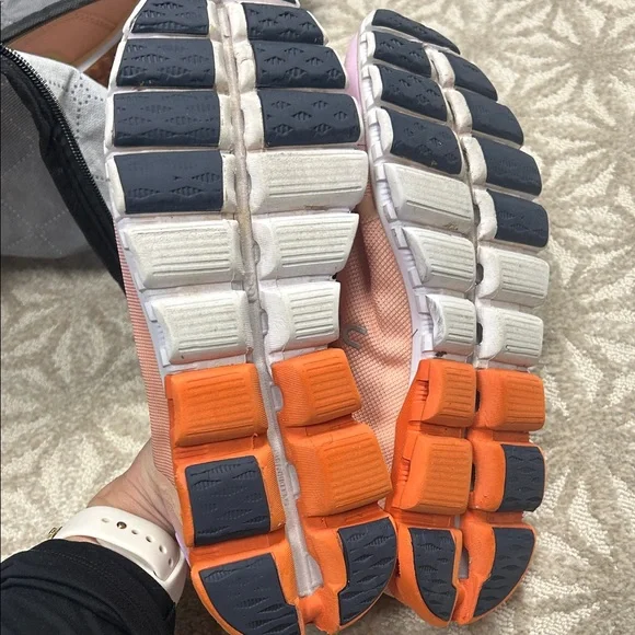 Peach and Lavender Women's Sneakers - Picture 5 of 6